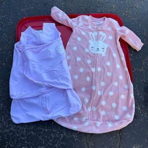 Halo Fleece & Carters Girl Sleep sacks